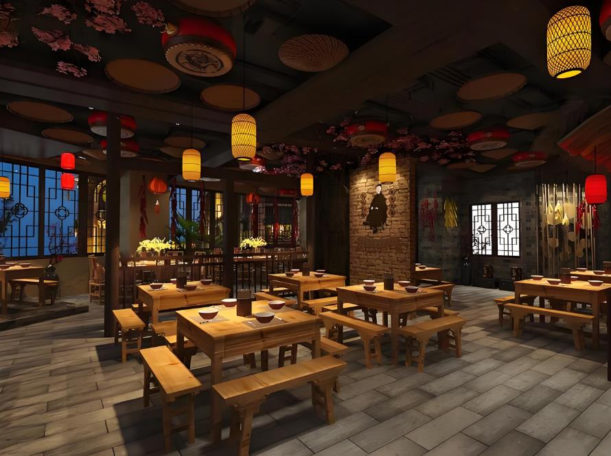 100平米餐飲店裝修要花多少錢？